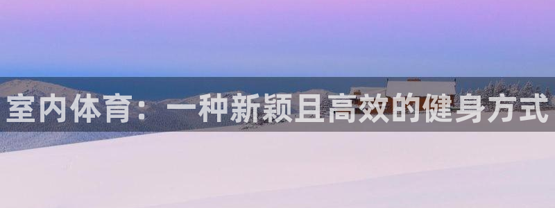 vsport体育官方正版app娱乐下载：室内体育：一种新颖且