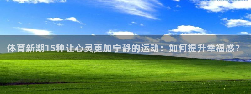  vsport体育平台app下载安装免费：体育新潮15种让心灵