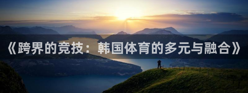 VSport体育平台-胜利因您更精彩：《跨界的竞技：韩国体育